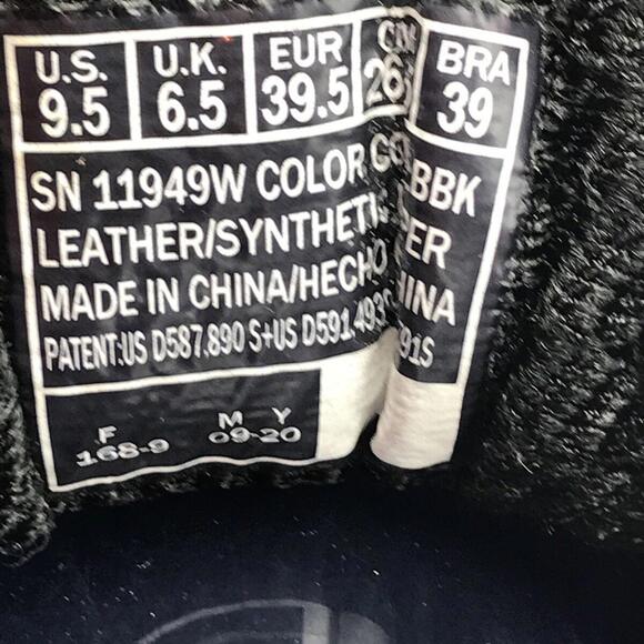 Skechers D'Lites Memory Foam Wide Fit Black Athletic Shoes Women’s Size 9.5 - Picture 7 of 10